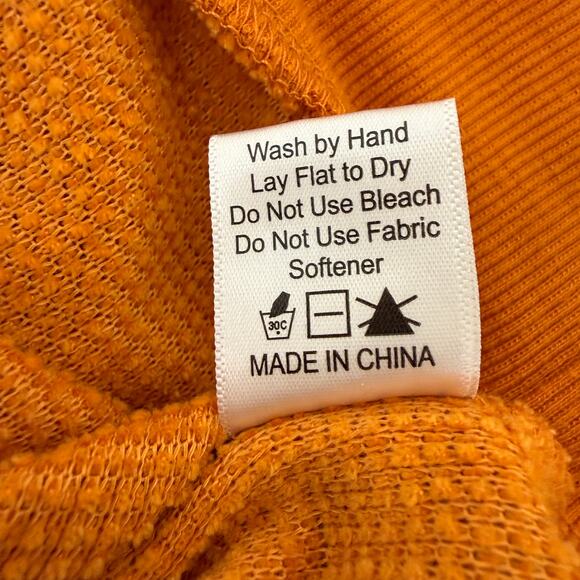 Game Couture Texas Sweater | Burnt Orange Soft Knit Pullover Gameday | Small - Picture 7 of 11